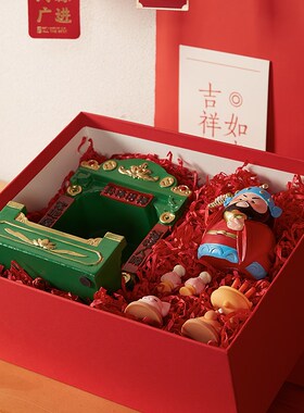 五路财神爷家用小摆件神佛龛情绪稳定办公室桌面解压神仙招财装饰