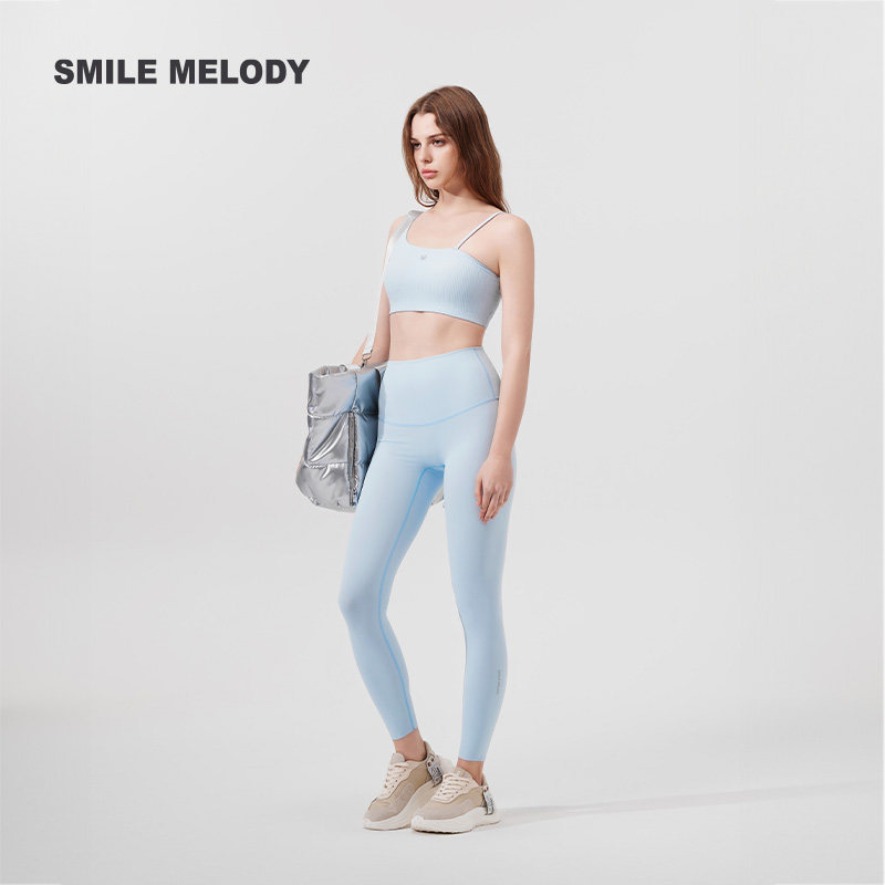 smilemelody纯色高腰LEGGINGS九分瑜伽裤提臀健身裤运动紧身裤新,淘宝优惠券,粉丝福利购,淘宝优惠卷