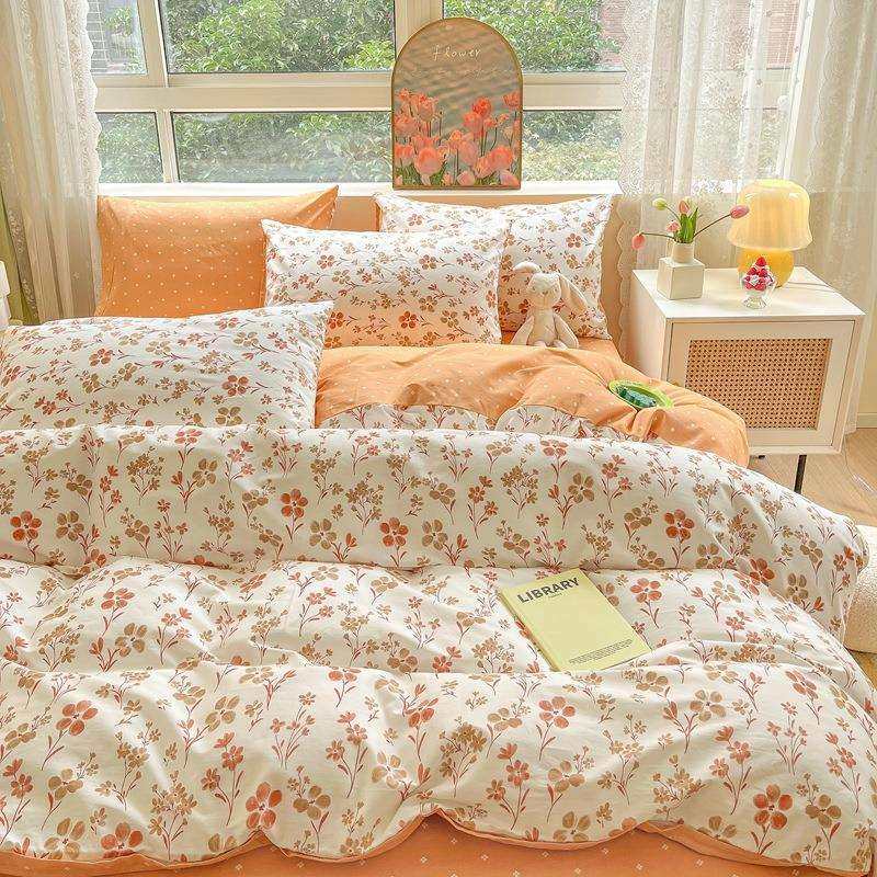 中501式田床园风碎花全10小0春夏季床单被套上棉三件套婚庆家居,淘宝优惠券,粉丝福利购,淘宝优惠卷