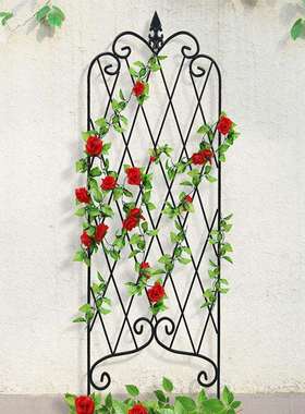 厂家直销花园铁爬藤架铁线莲架月艺花季花架藤蔓幕植RC184351物攀
