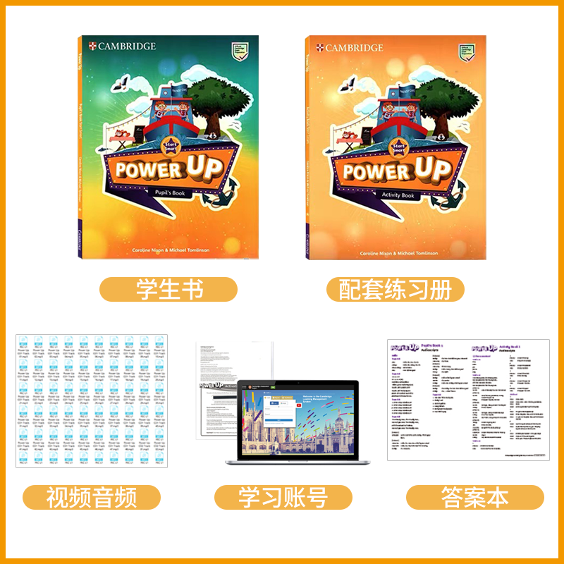 Power Up剑桥少儿英语 powerup1 2 3 4 5 6级教材剑桥英语教材小学英语教材YLE剑桥少儿英语考试 - 图1