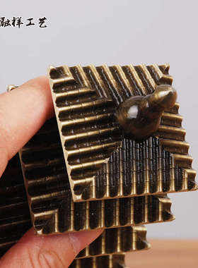 西安旅游纪念品大雁塔摆件中国古代建筑金属模型特色礼品送朋友