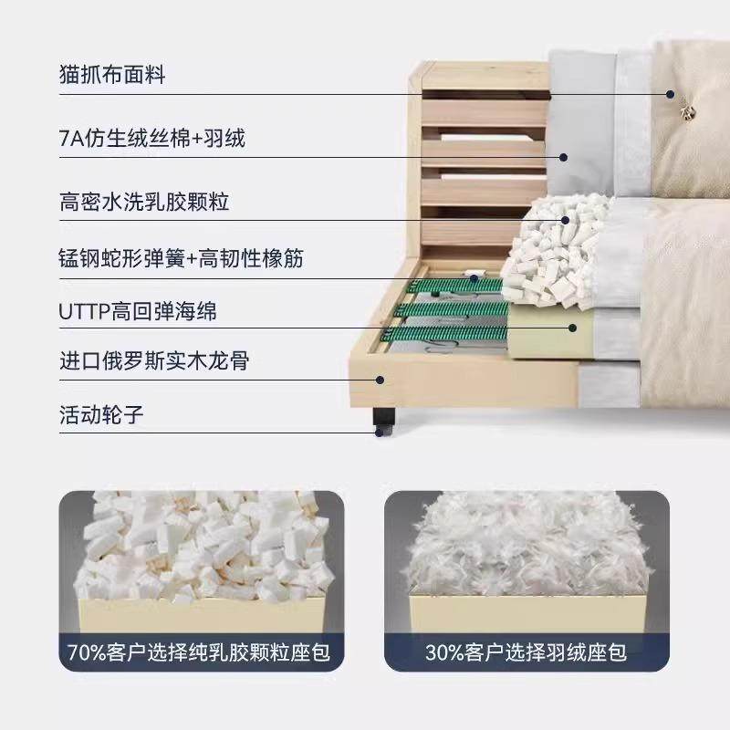 云朵多功能电动沙.现发靠墙代奶油风客厅人类家用零艺沙发床抗布,淘宝优惠券,粉丝福利购,淘宝优惠卷