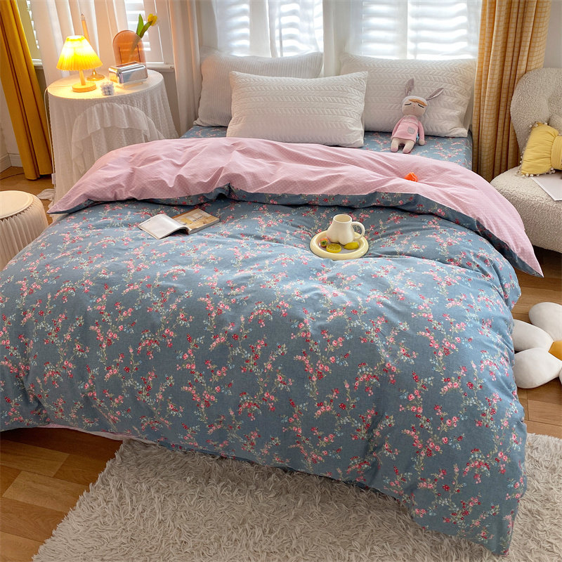 田园小碎花纯棉被套150xo200x230单件100全棉斜纹被罩180x220x240,淘宝优惠券,粉丝福利购,淘宝优惠卷