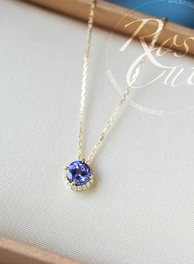 925银风紫水晶坦桑石项链