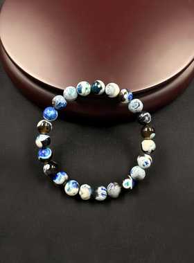 天然玛瑙石可调节手链手串