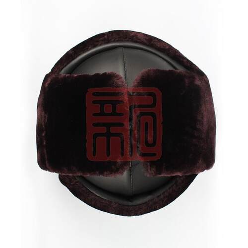 唐丰abs冬季棕色棉安全帽工地施工防寒保暖防砸皮棉安全帽 - 图2