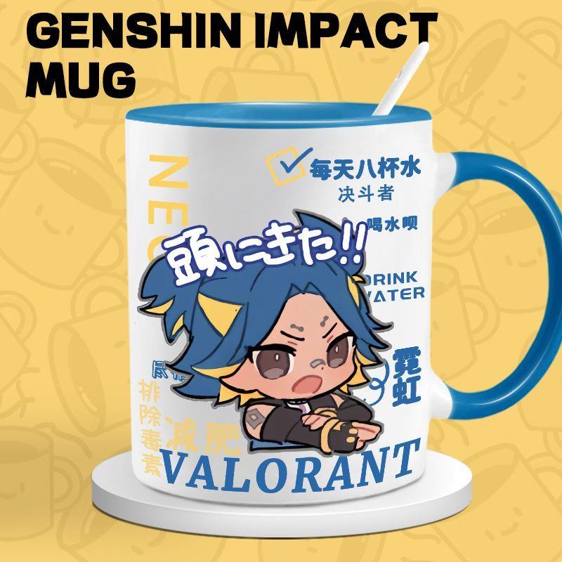 无畏周边可爱契约动漫陶瓷二次元牛奶陶瓷杯马克杯家用水杯F1 - 图0
