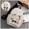 Panda Huahua Large Capacity Chest Bag for Boys Sports and Leisure Versatile Cartoon Outdoor Travel Simple Shoulder Bag for Women