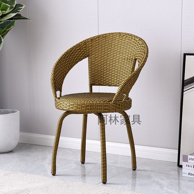 藤椅可旋转家用成人凳子靠背藤椅电脑椅J办公茶室椅子单人阳台腾,淘宝优惠券,粉丝福利购,淘宝优惠卷