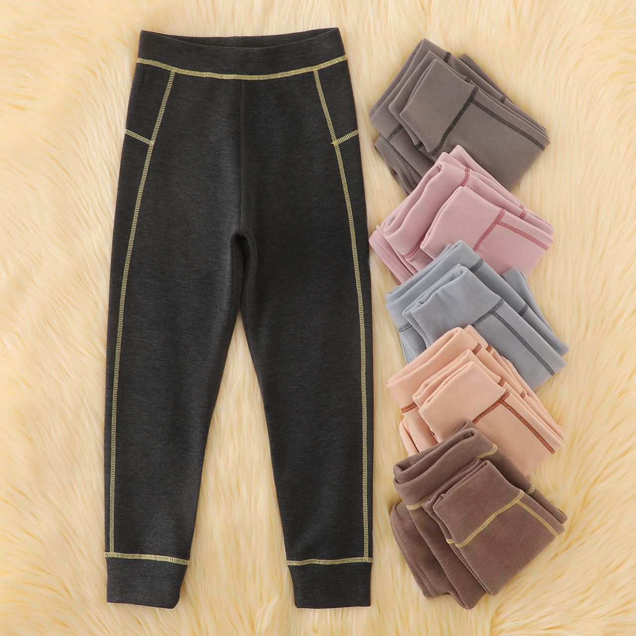 德绒儿童保暖裤男童女童打底裤中学生大童加绒秋裤宝Z宝绒裤内穿,淘宝优惠券,粉丝福利购,淘宝优惠卷