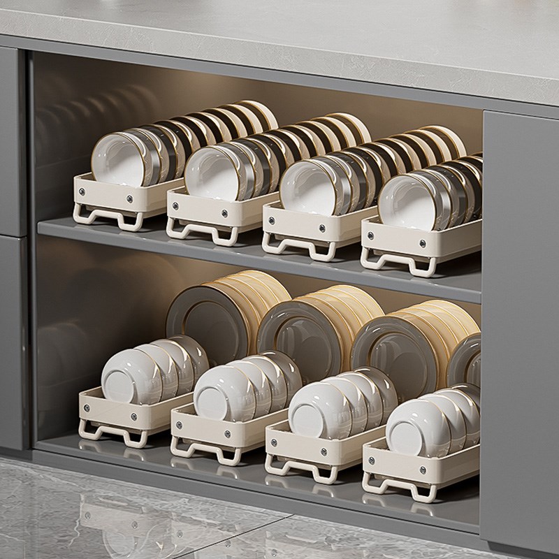 不锈钢碗碟收纳架厨房置物架新款沥水G篮台面晾碗架碗筷碗盘沥水 - 图2