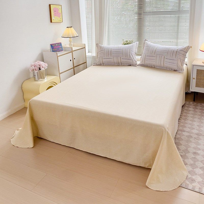 小清新100%全棉纯棉可裸睡被单宿舍F单人三件套双人床单品枕套单,淘宝优惠券,粉丝福利购,淘宝优惠卷