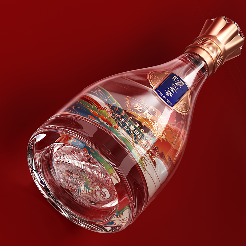 泸州老窖定制酒龙凤銮锦藏52度浓香型白酒500ml*2瓶
