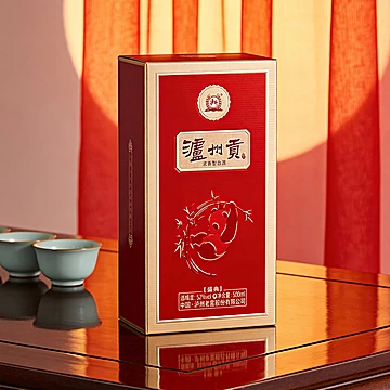 泸州老窖酒泸州贡盛典整箱52度500ml*6瓶[327元优惠券]-寻折猪