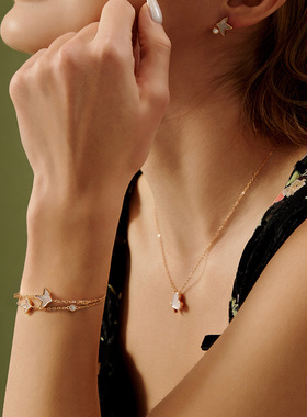 杜蔻燕子手链圣诞新年生日礼物