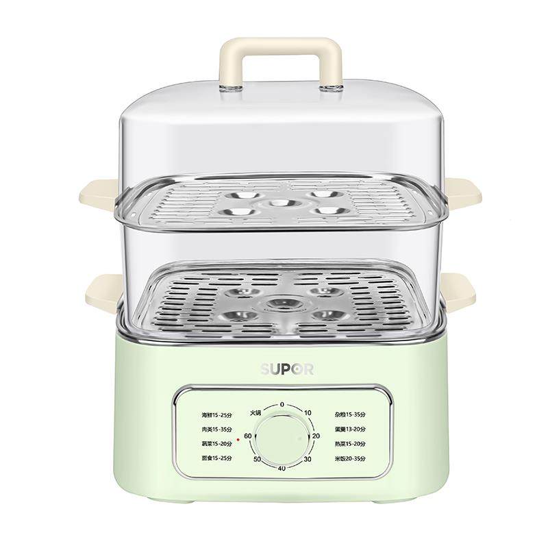 电蒸锅家用炖蒸煮一体锅小型多功能电蒸笼三层大容量不锈钢电热锅,淘宝优惠券,粉丝福利购,淘宝优惠卷
