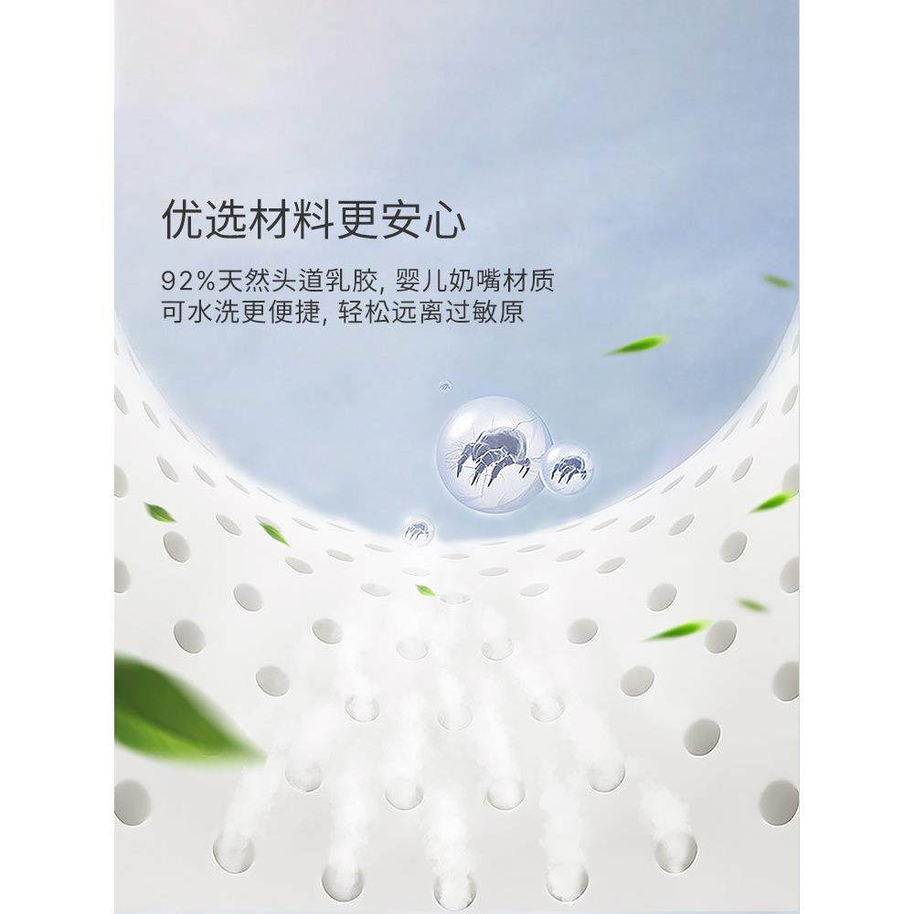 艾美家3D分压深睡乳胶枕护颈椎枕头透气枕芯护颈椎助睡眠枕头枕芯,淘宝优惠券,粉丝福利购,淘宝优惠卷