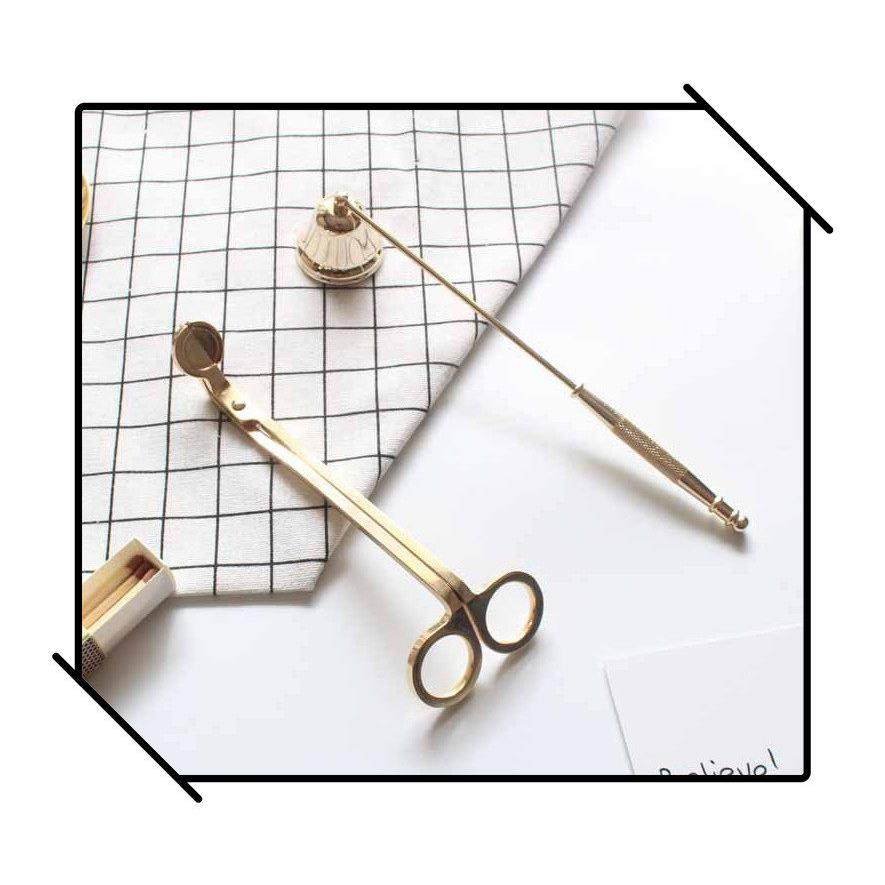 香薰蜡烛工具套装 烛心剪刀 灭烛器灭烛罩蜡烛钩灭烛配件三件套,淘宝优惠券,粉丝福利购,淘宝优惠卷