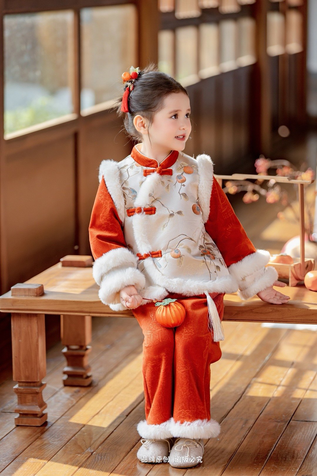 女童汉服国风套装2025冬新款儿童唐装女孩新中式加厚棉衣拜年服,淘宝优惠券,粉丝福利购,淘宝优惠卷