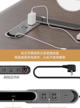 轻奢办公桌老板桌简约现代办公室桌单人主管经理桌椅组合高端家具