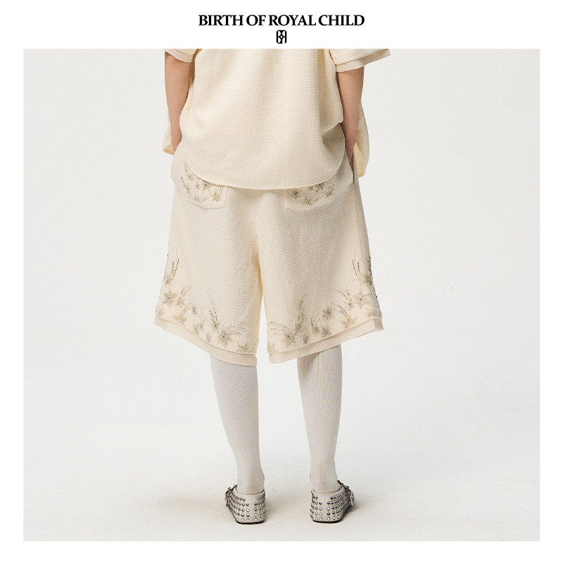 BIRTH OF ROYAL CHILD.BORC 【周深同款】六芒星双层短裤男七分裤,淘宝优惠券,粉丝福利购,淘宝优惠卷