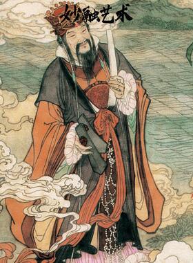 八仙过海图神仙画像人物画新中式客厅装饰画背景墙挂画镇宅壁画