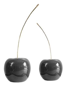 大号樱桃树脂水果摆件 北欧家居样板房客厅玄关电视柜装饰工艺品