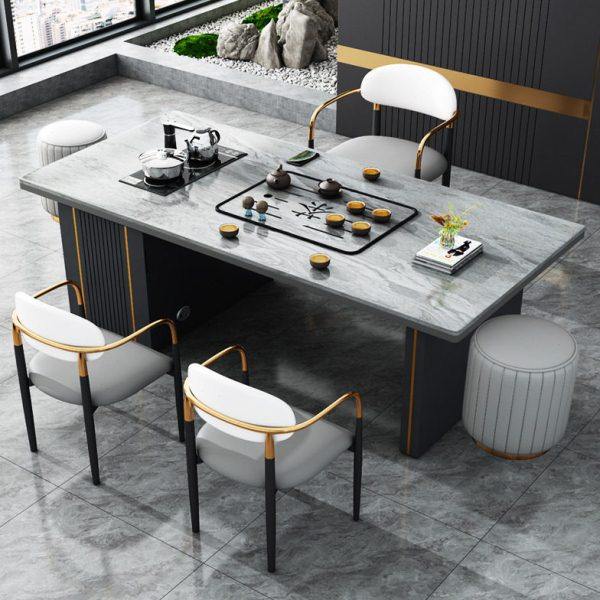 轻奢岩板茶桌椅简约现家用客厅小茶台阳台公室烧水壶网红嵌入,淘宝优惠券,粉丝福利购,淘宝优惠卷