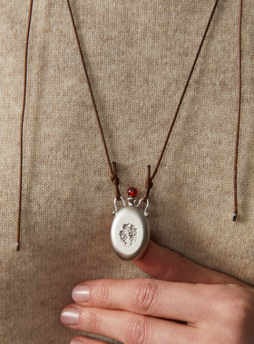 暮后之地葡萄系列小众情侣毛衣链