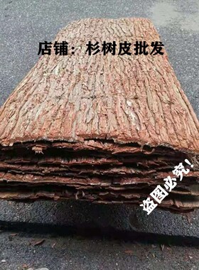 天然杉树皮装饰外墙真树皮房屋农庄造景防腐复古道具水管骨科马蜂