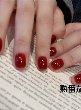 【果冻系列】纯色建构光疗穿戴甲