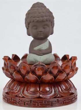 红木雕花佛像底座实木莲花造型托架东阳工艺木雕底座家居古典饰品
