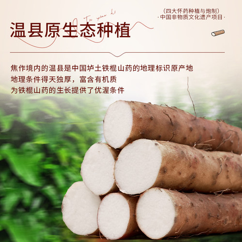 铁小弟铁棍山药粉官方正品焦作温县560g桶装脾胃食养代餐淮怀山粉 - 图2