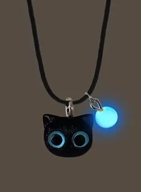 夜光猫咪手链高颜值百搭闺蜜款