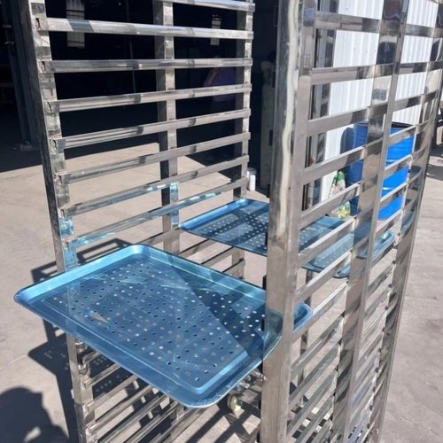 不锈钢周转车推车商用馒头简易多层加热蒸箱带轮定制加厚蒸车移动 - 图2