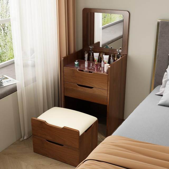 Bedside table dressing table modern simple multi-function flip-flop chest cabinet cream super small internet celebrity storage cabinet makeup table