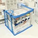 Old book storage box artifact book student book shelf sorting classroom high school book bag dustproof transparent household moistureproof