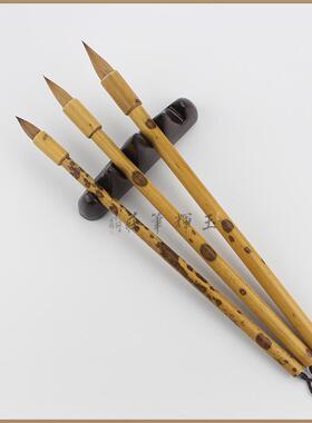 仿唐笔鸡距笔狼毫短锋蒜头毛笔小楷二王行草晋唐风韵文房四宝