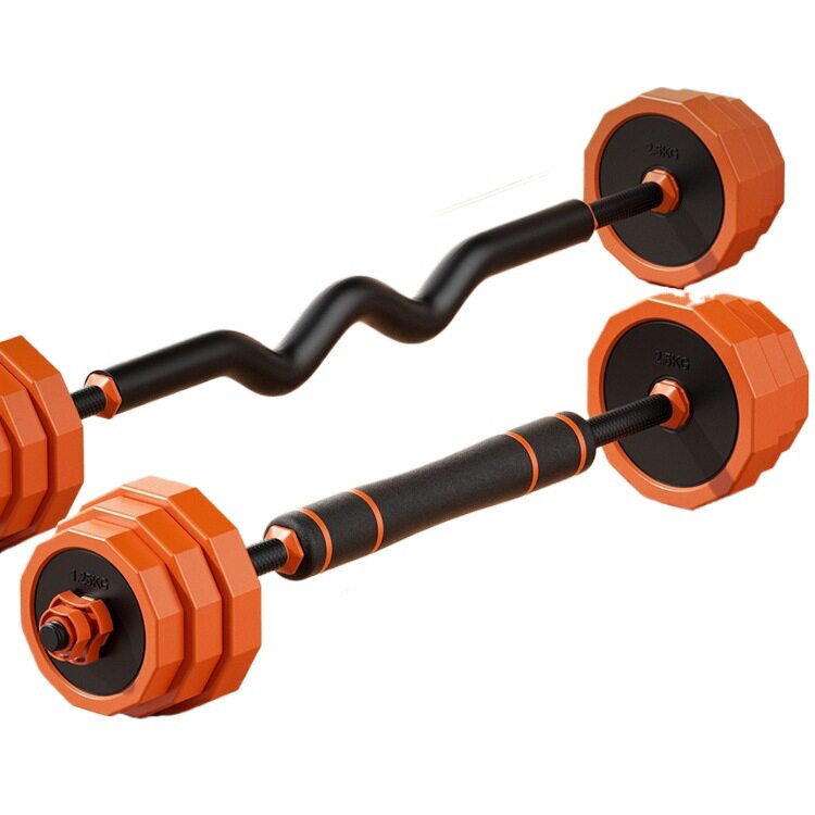 Dumbbell Men's Fitness Home Adjustable Weight Equipment Strength Training Barbell Set Kettlebell Dumbbell Rack