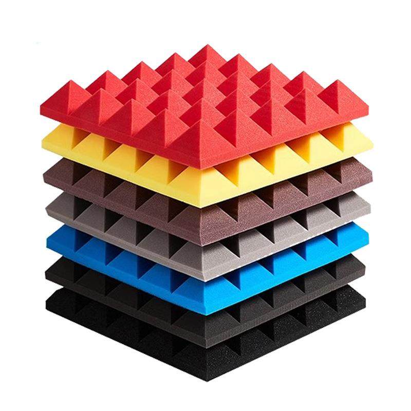 跨境金字塔隔音海绵墙体自粘吸音棉直播间录音棚装饰隔音板隔音棉,淘宝优惠券,粉丝福利购,淘宝优惠卷