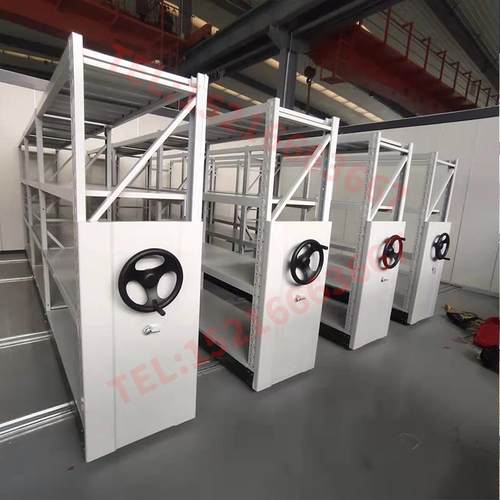 智能移动货架电动密集货架五金轨道货架工厂仓库重型货架密集柜 - 图3