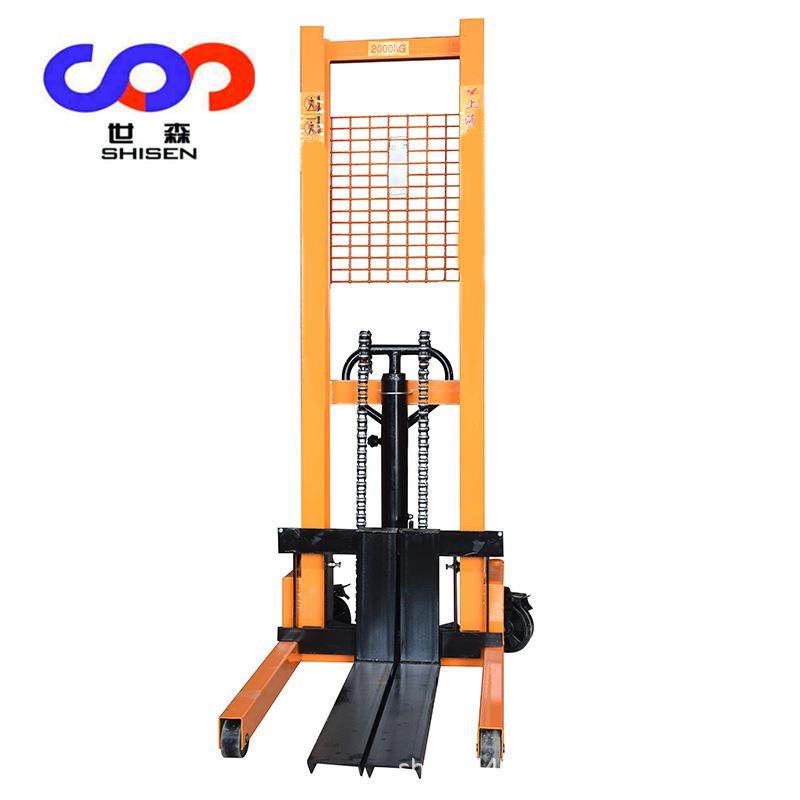 简易小型龙门架叉车1吨1.5吨2吨手动小堆高车,淘宝优惠券,粉丝福利购,淘宝优惠卷