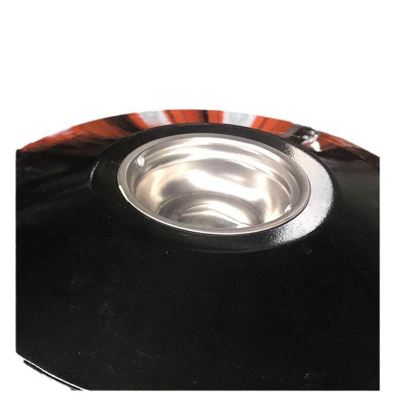 厂家定户外钢木双通垃圾桶圆形立柱式公园分类果皮箱实木垃圾桶,淘宝优惠券,粉丝福利购,淘宝优惠卷