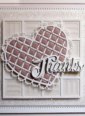 4338心形花纹花边 金属碳钢刀模DIY切割刀模跨境货源10月2022年新