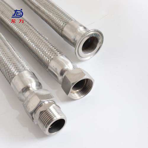 不锈钢法兰金属软管4分DN20防爆高压波纹管螺纹丝波纹软管 - 图2
