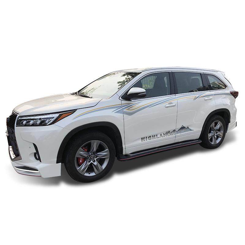 适用于2019款汉兰达下裙车身彩条汽车拉花个性改装车贴腰线贴纸,淘宝优惠券,粉丝福利购,淘宝优惠卷