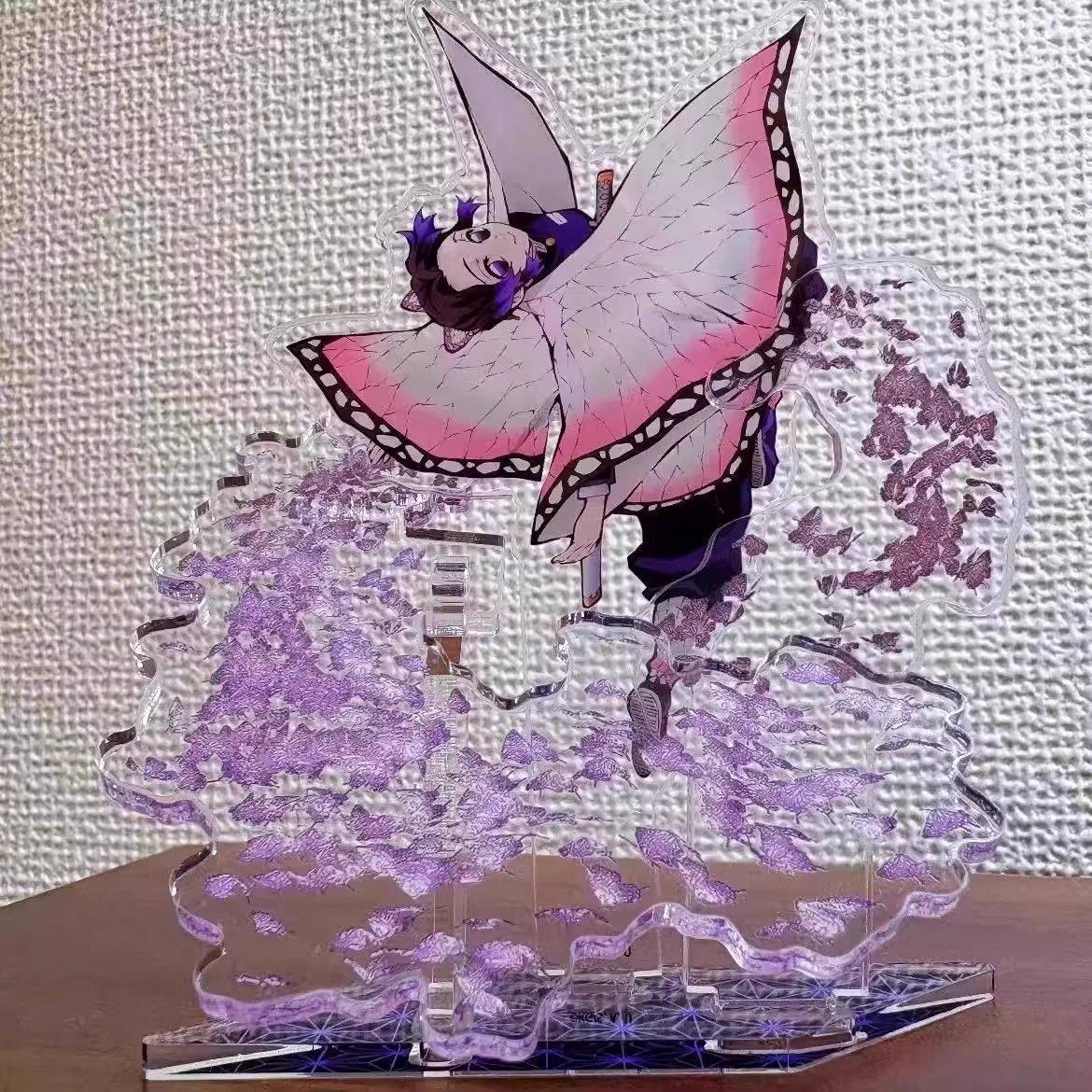 鬼灭之刃动漫周边亚克力立牌高颜值富冈义勇蝴蝶忍装饰桌面摆件,淘宝优惠券,粉丝福利购,淘宝优惠卷