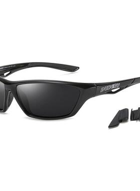 外贸运动骑行挡风太阳眼镜 男女清偏光太阳镜polarized Sunglasse
