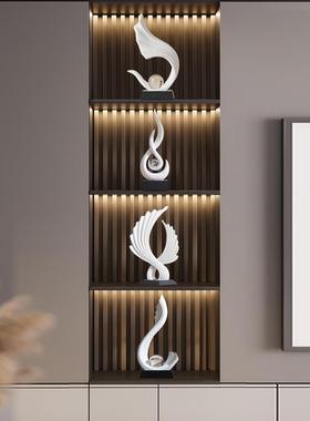 新款酒柜饰品装摆轻高档简约办公室柜子玄关客厅奢风生水件SHDK10